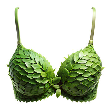green bra isolated on white background.  PNG Transparent file type with High Definition  Quality