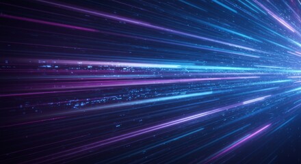 Abstract digital speed lines