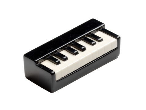 Miniature black piano for music lovers and collectors