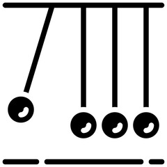 pendulum vector glyph icon