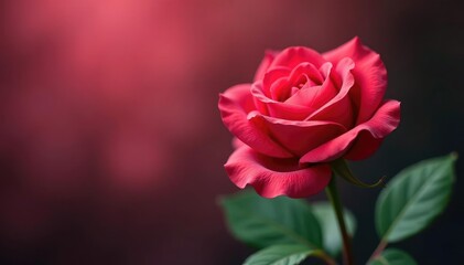 Single rose with soft, velvety texture and gentle curves, roses, nature