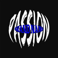 Urban streetwear Aesthetic typography text vector graphic design