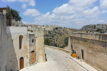 The Old town of Matera, Italy