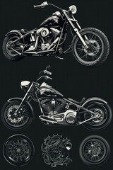 Naklejka premium Artwork Graphic Vector Illustrations, Ai T-shirt design