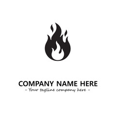 Fire Logo Company Design Illustration Vector Graphic Image