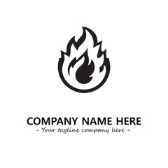 Fire Logo Company Design Illustration Vector Graphic Image