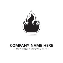 Fire Logo Company Design Illustration Vector Graphic Image