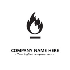 Fire Logo Company Design Illustration Vector Graphic Image
