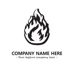 Fire Logo Company Design Illustration Vector Graphic Image