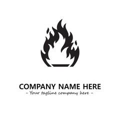 Fire Logo Company Design Illustration Vector Graphic Image
