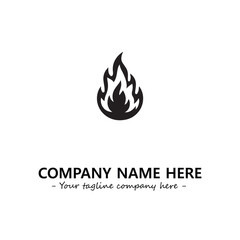 Fire Logo Company Design Illustration Vector Graphic Image