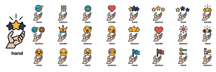 A hand holding up a star with a smiley face