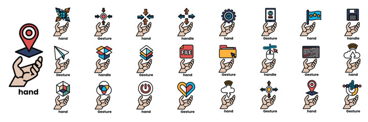 A hand holding a map with a red dot on it