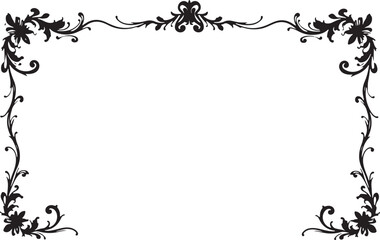 Set of ornate vector frames and ornaments with sample text Perfect as invitation 
