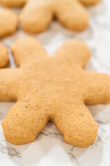 Step by step preparation of Amber Gingerbread Cookies from dough to delicious holiday treats