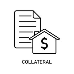 Icon a collateral, isolated against a clean background.