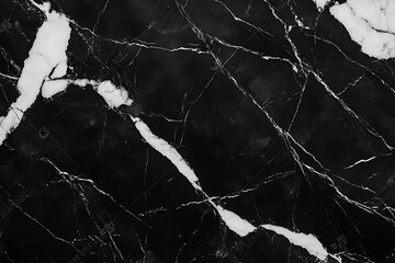 
Black white dark abstract pattern background. Marble marbled effect. Cracked vein line. Solid rock stone. Close-up. Design.

