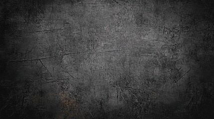 Obraz premium black scratched metal texture