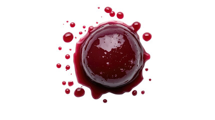 red jam splash