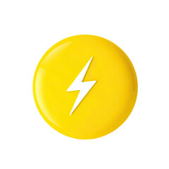 3D Lightning Bolt PNG Image High Resolution Transparent Background