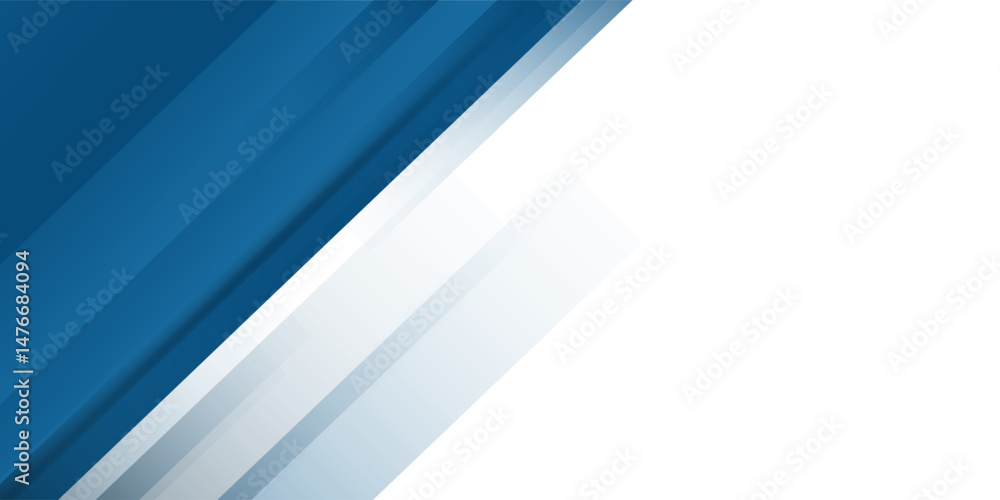 Poster blue abstract background with white color. abstract blue background with square shapes. modern simpl