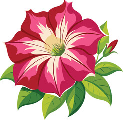 petunia flower vector art