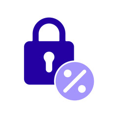 Icon a fixed rate, isolated against a clean background.