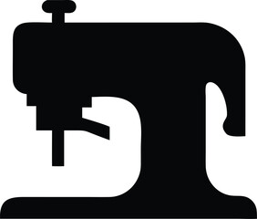 old sewing machine silhouette