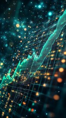 Abstract economy wave pattern high resolution picture