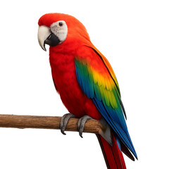 Obraz premium Scarlet Macaw on Branch
