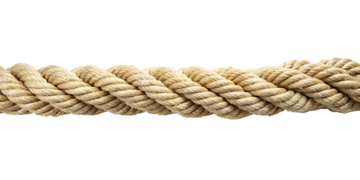 A rope isolated on white background,AI GENERATED