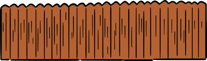 Illustration of fence
