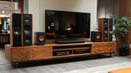 Modern home theater setup