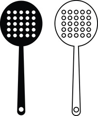kitchen tools icon set. Kitchenware collection flat and line vector isolated transparent . Lots of kitchen tools utensils cutlery. Web page design template Poster banner web UI mobile phone apps.