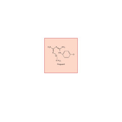 Artimisinin molecule molecular structure, antimalarial compound skeletal formula, simple diagram illustration
