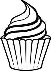 cupcake silhouette