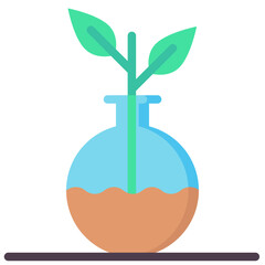 botany vector flat icon