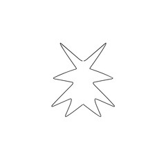 3d silver star