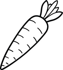 carrot cartoon vector art