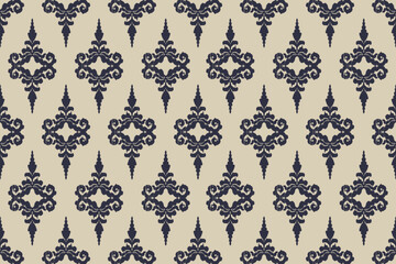 Motifs African boho paisley Floral Ikat seamless pattern embroidery border. Ethnic ikat floral Ethnic Indian Pattern Ikat pattern Ethnic Pattern.Border floral Aztec embroidery border seamless patterns