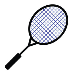 badminton racket silhouette