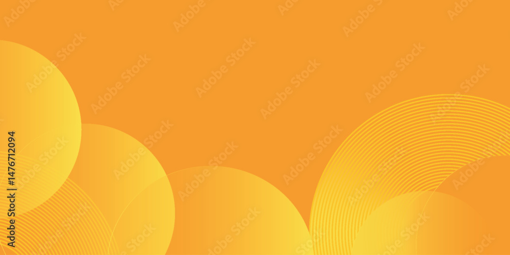 Poster orange geometric abstract background overlap layer on bright space with lines effect decoration. mod