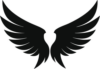 angel wings silhouette