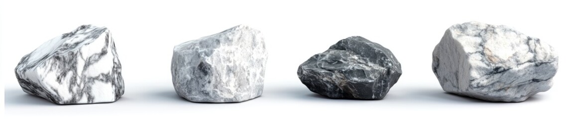 Obraz premium Rough Rocks in Various Hues