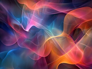 Obraz premium Flowing Light Abstract