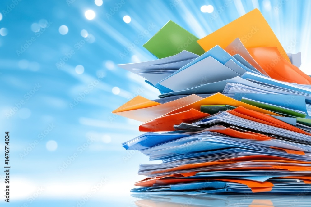 Aufkleber organizing paperwork efficiently in an office setting tips for streamlining your workspace