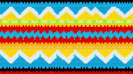 Vibrant Ethnic Multicolour Motley Background for Creative Design Projects
