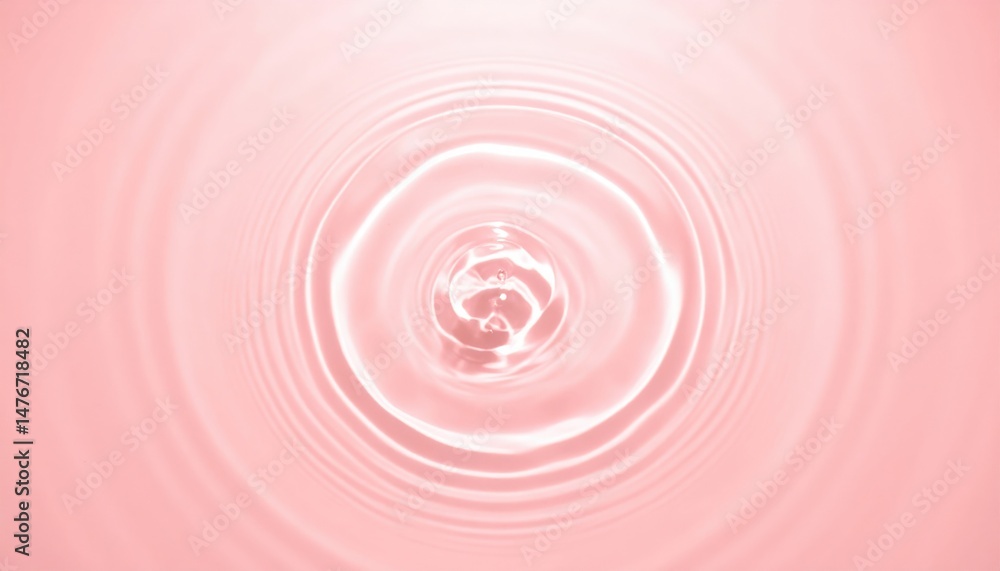 Aufkleber rippling water droplet serene environment visual art abstract background close-up view calmness conc