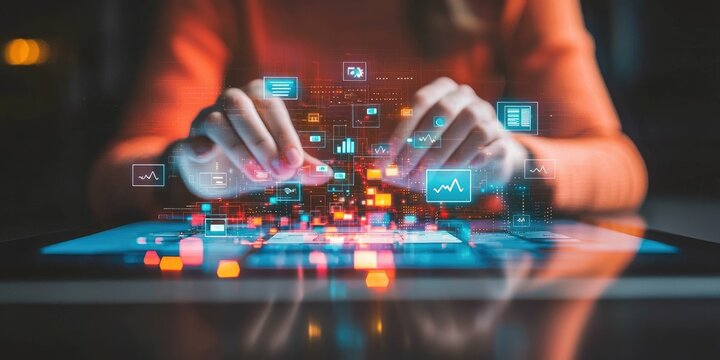 Digital marketer fine-tuning online ads based on data insights from a dashboard