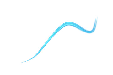 Soft transparent blue air flow effect with smooth motion wind wave for fresh air and cooling design PNG